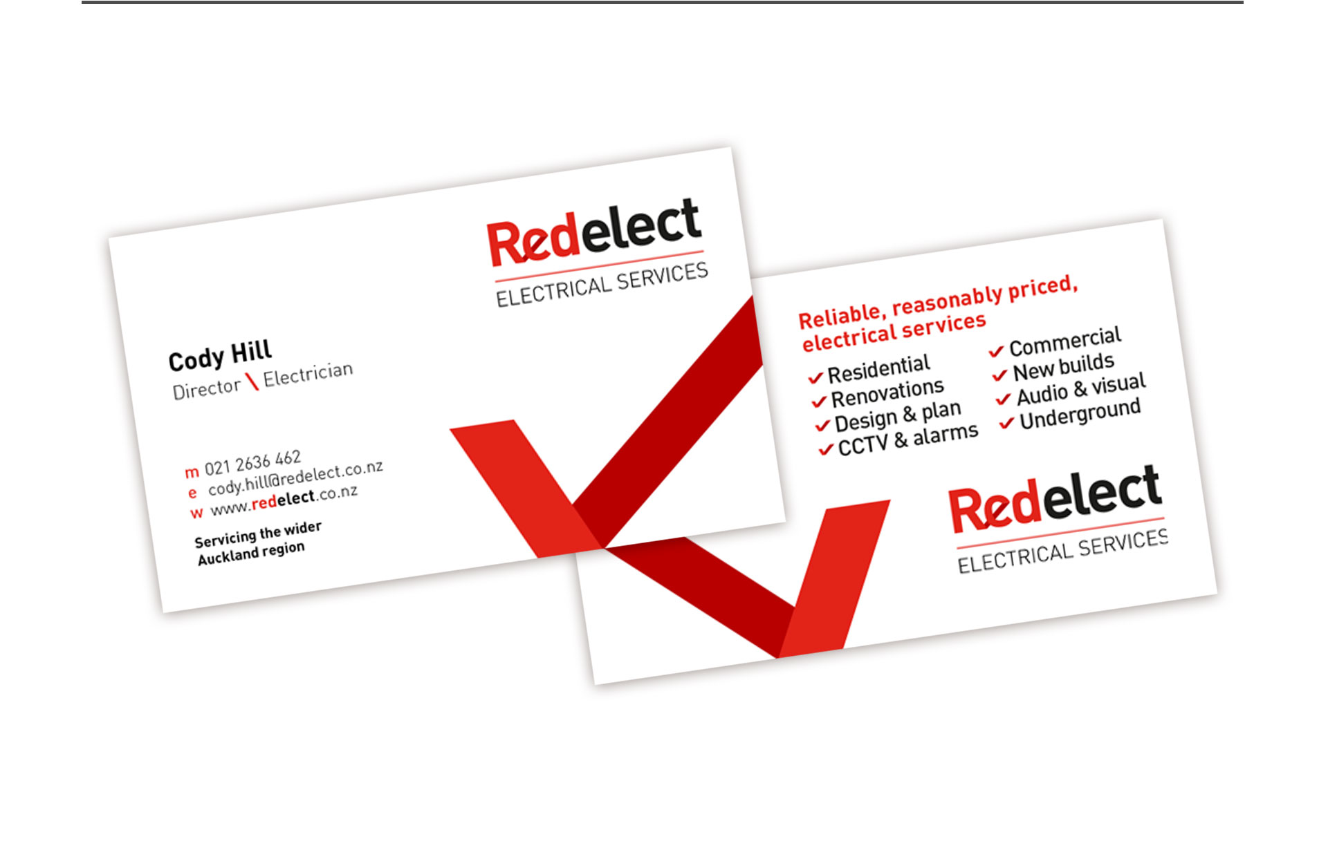 Red Elect Business Card